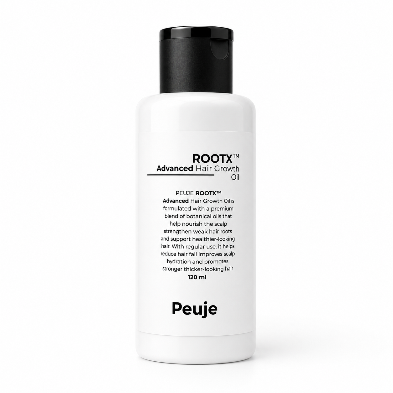 PEUJE ROOTX™ Advanced Hair Growth Oil | Strengthens Roots & Reduces Hair Fall (120ml)