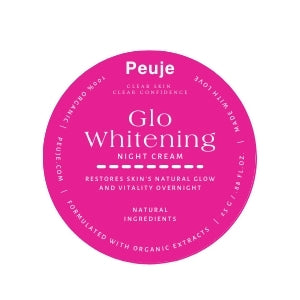 Glo whitening night cream